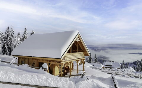 Chalet Amsel: Sky, Himmel, Sne, Bygning, Vindue, Hus, Hældning, Træ, Naturlige Landskab, Træ