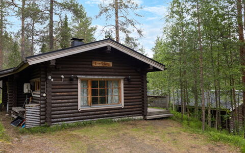 Lakka: Træ, Sommerhus, Bjælkehytte, Sidespor, Skur, Garden Bygninger, Woodland, Hytte, Hytte, Lærk
