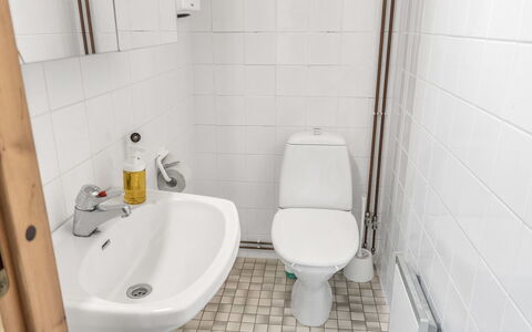 Koivu: Toiletbræt, Badeværelse, Toilet, Sanitærarmatur, Gulvbelægning, Håndvask, Badeværelsesvask, Etage, Vvs, Indretning