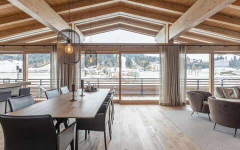 Feriebolig:&nbsp;Penthouse mit 3 Schlafzimmern & Kamin 400.5