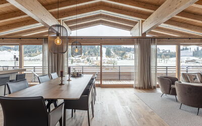 Penthouse mit 3 Schlafzimmern & Kamin 400.5: Bygning, Plante, Ejendom, Vindue, Land Lot, Urban Design, Landskab, Kvarter, Græs, Fritid