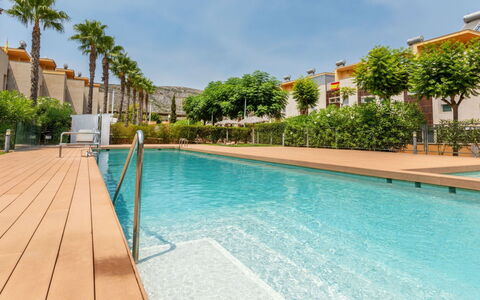 Residencial Oropesa - la Concha: Kompositmateriale, Svømmepøl, Lejlighed, Landscaping, Udvej, Eco Hotel, Skygge, Hacienda, Villa
