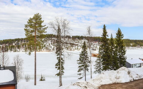 Skivillas 47 Ukkohalla (A7): Træ, Vinter, Sne, Hjem, Sommerhus, Fryser, Sidespor, Bjælkehytte, Is