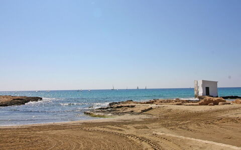 Bahia del Sol: Himmel, Blå, Vand, Krop Af Vand, Naturligt Miljø, Strand, Horisont, Kyst, Sommer