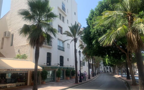 Puerto Banus Opq: Himmel, Bygning, Daytime, Ejendom, Vindue, Træ, Arecales, Urban Design, Kvarter, Skygge