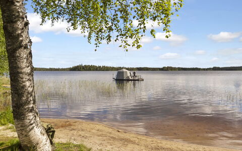 Lystikämän Elämys: Sommerhus, Hus, Hjem, Garden Bygninger, Sidespor, Bjælkehytte, Stuehus, Estate, Skur, Gård