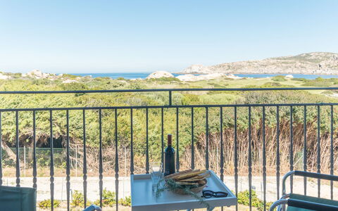 Capo Testa: Himmel, Plante, Ejendom, Økoregion, Azure, Hegn, Vand, Skygge, Land Lot, Græs