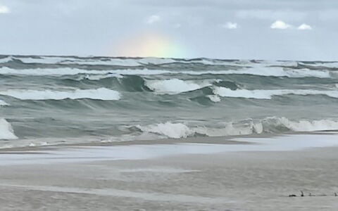 Domek Z Klimatem: Sky, Vand, Himmel, Coastal Og Oceaniske Landskabsformer, Horisont, Vind Wave, Landskab