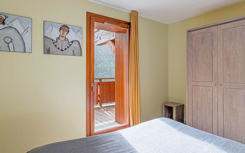 Vaujany 120: Sne, Himmel, Sky, Bjerg, Bygning, Hældning, Træ, Plante, Hus, Naturlige Landskab