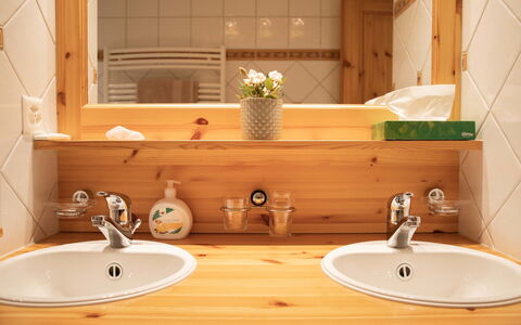 Villars 761: Brun, Tap, Håndvask, Sanitærarmatur, Badeværelsesvask, Ejendom, Cabinetry, Træ, Badeværelsesskab, Badeværelse