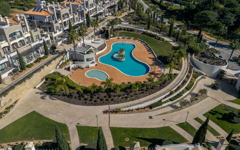 Vilamoura 171: Urban Design, Have, Landscaping, Udvej, Fugleperspektiv, Ferieby, Parkere, Hacienda, Luftfotografering