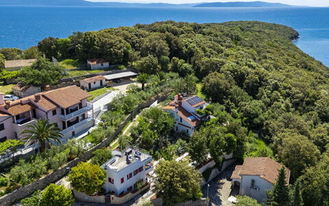 Villa Dragica: Træ, Boligområde, Vegetationen, Fugleperspektiv, Hus, Landskab, Kyst, Coastal Og Oceaniske Landskabsformer, Hjem, Luftfotografering