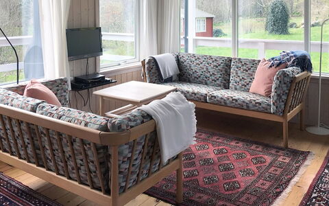 Hannele - 200M from the Sea: Tag, Hus, Land Lot, Hjem, Sommerhus, Estate, Garden Bygninger, Skygge, Bjælkehytte, Landscaping