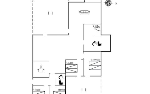 Broder - 150M from the Sea: Sommerhus, Have, Sidespor, Garden Bygninger, Skygge, Gård, Backyard, Lawn, Stuehus, Landscaping
