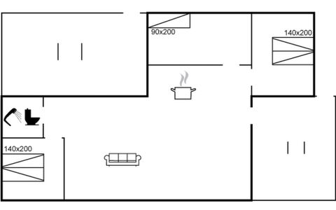 Dyveke - 220M from the Sea: Bygning, Hus, Træ, Hjem, Tag, Sommerhus, Boligområde, Busk, Arkitektur