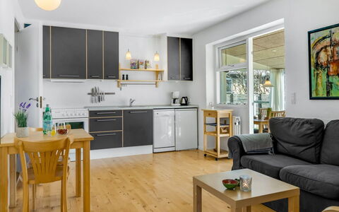 Adla - 450M from the Sea: Møbel, Gulvbelægning, Indretning, Træ, Loft, Etage, Køkken, Værelse, Bord, Trægulve