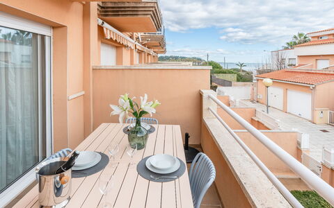 Canción de Mar: Lejlighed, Altan, Bejdse, Udendørs Møbler, Dagslys
