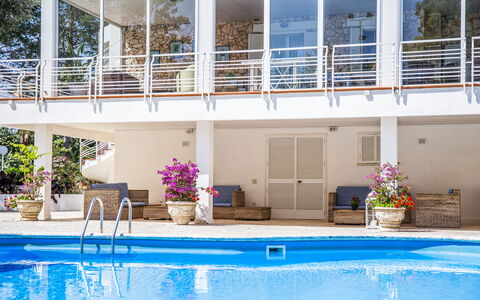 Villa Sole Martina Franca: Svømmepøl, Udvej, Kompositmateriale, Udendørs Møbler, Skygge, Veranda, Eco Hotel, Fritid, Altan, Stol