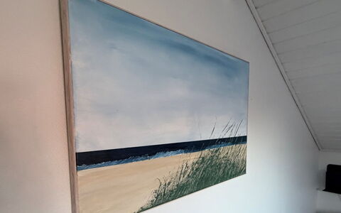 Adils - 2.5Km from the Sea: Hav, Kyst, Ocean, Moderne Kunst, Kyst, Billedramme, Strand