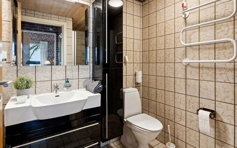 Sedine - 3.9Km from the Sea: Badeværelse, Sanitærarmatur, Gulvbelægning, Indretning, Etage, Badeværelsesvask, Håndvask, Toilet, Toiletbræt, Tap