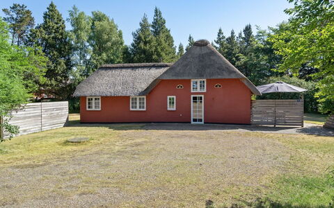 Gudmund - 3.9Km from the Sea: Sommerhus, Have, Sidespor, Garden Bygninger, Skygge, Gård, Backyard, Lawn, Stuehus, Landscaping