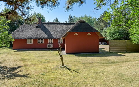 Gudmund - 3.9Km from the Sea: Sommerhus, Have, Sidespor, Garden Bygninger, Skygge, Gård, Backyard, Lawn, Stuehus, Landscaping