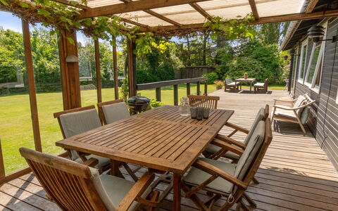 Gritt - 800M from the Sea: Træ, Sommerhus, Hårdttræ, Planke, Bejdse, Garden Bygninger, Design, Gård, Bjælkehytte, Backyard