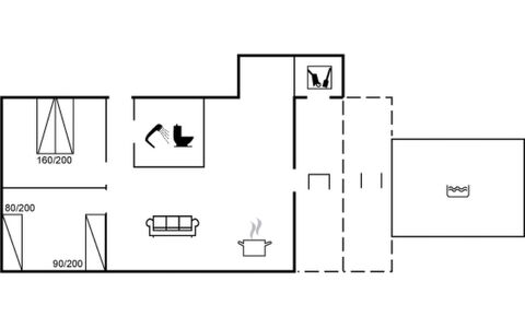 Biaver - 350M from the Sea: Møbel, Couch, Indretning, Gulvbelægning, Stue, Etage, Throw Pillow, Værelse, Pude