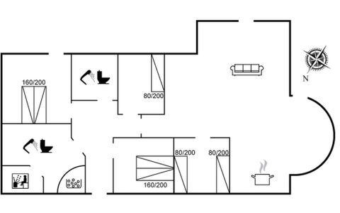 Sannie - 450M from the Sea: Hus, Hjem, Tag, Sommerhus, Busk, Sidespor, Dør, Have, Stuehus