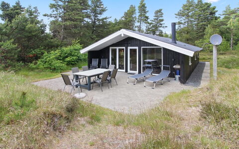 Cajsa - 1.5Km from the Sea: Tag, Hus, Hjem, Sommerhus, Dør, Sidespor, Dæk, Veranda, Planke, Hårdttræ