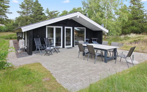 Cajsa - 1.5Km from the Sea: Tag, Hus, Hjem, Sommerhus, Dør, Sidespor, Dæk, Veranda, Planke, Hårdttræ