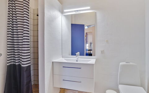 Riika - 425M from the Sea: Gulvbelægning, Etage, Væg, Sanitærarmatur, Badeværelse, Indretning, Badeværelsesvask, Loft, Toilet, Badeværelsesskab