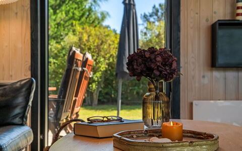 Litle - 600M from the Sea: Møbel, Bejdse, Stol, Hårdttræ, Kaffebord, Garden Bygninger, Eco Hotel, Stueplante, Stue, Klarlak