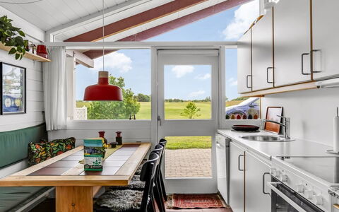 Ditte - 300M from the Sea: Indretning, Møbel, Gulvbelægning, Loft, Etage, Stol, Køkken & Spisebord, Køkken, Stueplante, Design