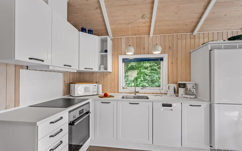 Remo - 990M to the Fjord: Køkken, Større Bandage, Køkken Apparat, Træ, Køleskab, Countertop, Indretning, Husholdningsapparat, Gulvbelægning, Cabinetry
