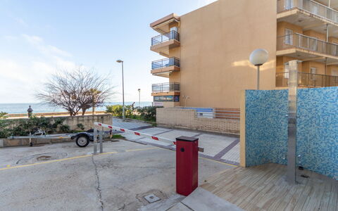 Txingudi: Bygning, Daytime, Himmel, Plante, Træ, Arecales, Hegn, Terrestrisk Plant, Urban Design, Vedplante