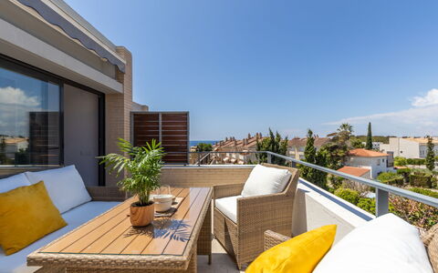 Palmera Dels Munts: Himmel, Ejendom, Møbel, Bygning, Plante, Indretning, Udendørs Møbler, Skygge, Couch, Stol