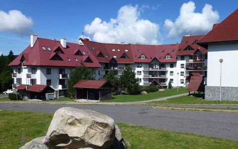 Harrachov 561: Plante, Møbel, Himmel, Ejendom, Bord, Bygning, Sky, Vindue, Stol, Udendørs Møbler