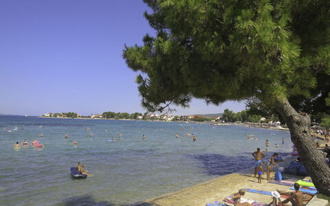 Zadar Sukošan 132: Vand, Sky, Himmel, Båd, Vandfartøjer, Køretøj, Plante, Træ, Krop Af Vand, Sø