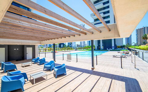 Calpe Calp 1126: Lejlighed, Kompositmateriale, Ejerlejlighed, Kommerciel Bygning, Svømmepøl, Udvej, Skygge, Hotel, Skyscraper
