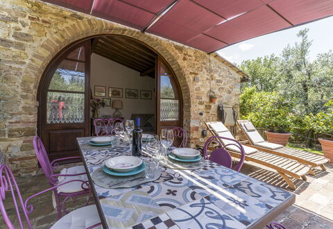 Casa Anita - Castellina In Chianti - Granaio, Tosc: Møbel, Bord, Ejendom, Plante, Stol, Bygning, Indretning, Arkitektur, Vindue, Hus