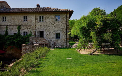 Villa Dell'abate: Plante, Himmel, Ejendom, Vindue, Bygning, Land Lot, Sommerhus, Træ, Hus, Græs