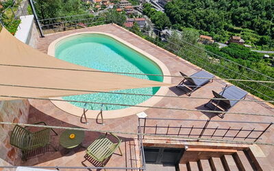 Belvedere, House with Private Pool and Garden, Rec - Recco, Ligurien, Italien