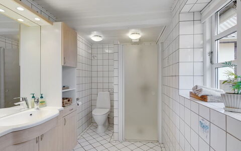 Ilkka - 220M from the Sea: Gulvbelægning, Væg, Sanitærarmatur, Indretning, Etage, Loft, Badeværelse, Håndvask, Vvs, Flise