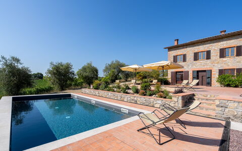 Casa Di Luca, Pool, Castelnuovo Berardenga: Arkitektur, Estate, Svømmepøl, Landscaping, Villa, Have, Stuehus, Hacienda, Mansion, Eco Hotel