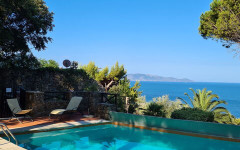 Argentarola House, Porto Santo Stefano, Seaview An: Blå, Vand, Svømmepøl, Udvej, Hav, Coastal Og Oceaniske Landskabsformer, Eco Hotel, Ocean, Kyst, Tropics