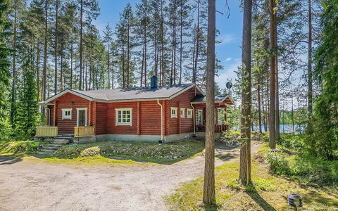Itälahti: Træ, Træ, Sommerhus, Hus, Hjem, Tag, Bjælkehytte, Lærk, Woodland, Garden Bygninger