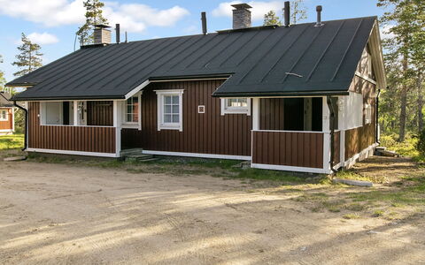Hirvasaho B 1: Træ, Sidespor, Sommerhus, Hus, Hjem, Planke, Garden Bygninger, Bjælkehytte, Hårdttræ, Veranda