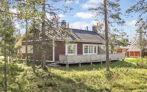 Hirvasaho B 1: Træ, Sidespor, Sommerhus, Hus, Hjem, Planke, Garden Bygninger, Bjælkehytte, Hårdttræ, Veranda