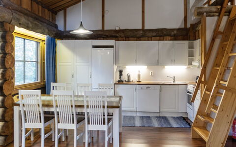 Vuokatinportti B3, Lemminkäinen: Træ, Sommerhus, Hjem, Bjælkehytte, Tømmer, Sidespor, Hårdttræ, Naturmateriale, Garden Bygninger, Hytte